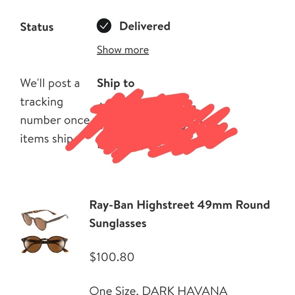 Ray-Ban Highstreet 49mm Round Sunglasses - Picture 4 of 4